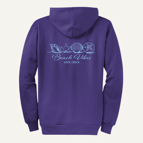 Beach Vibes Zip Sweatshirt