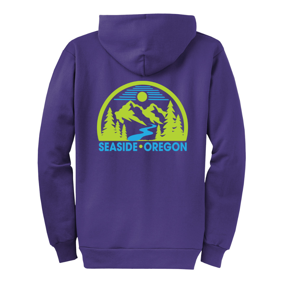 Seaside Nature Zip Sweatshirt